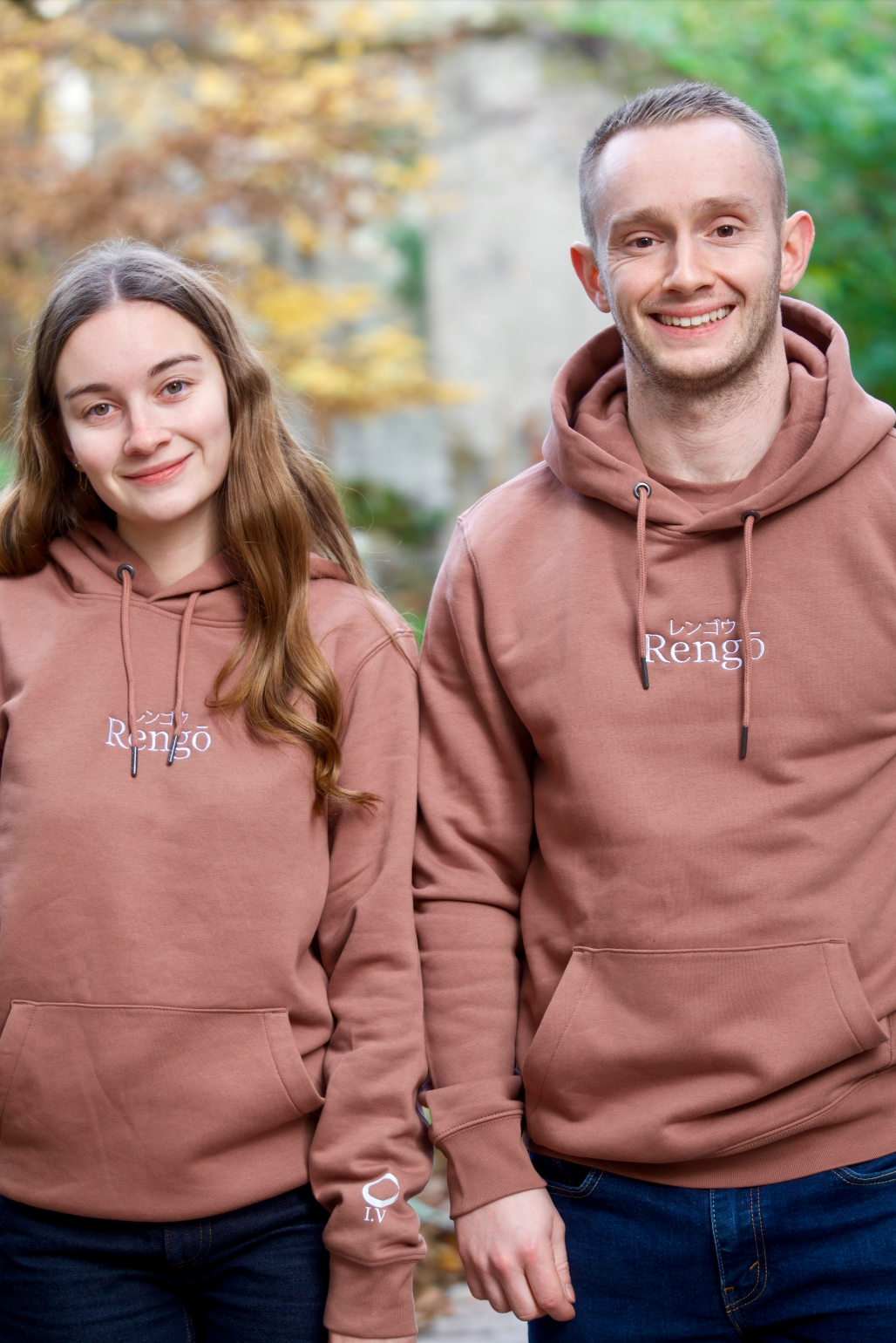 Sweat à Capuche ENSO Terre – avec initiales sur la manche