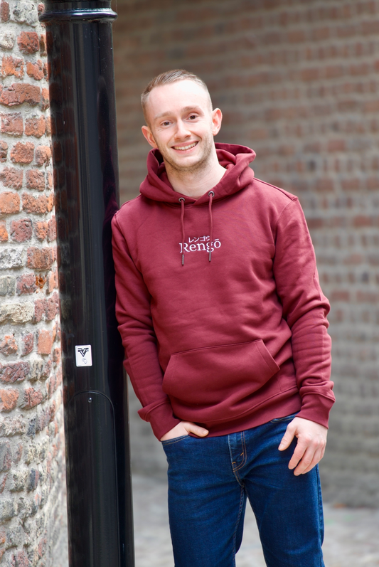 Sweat à Capuche ENSO Sang – avec initiales sur la manche