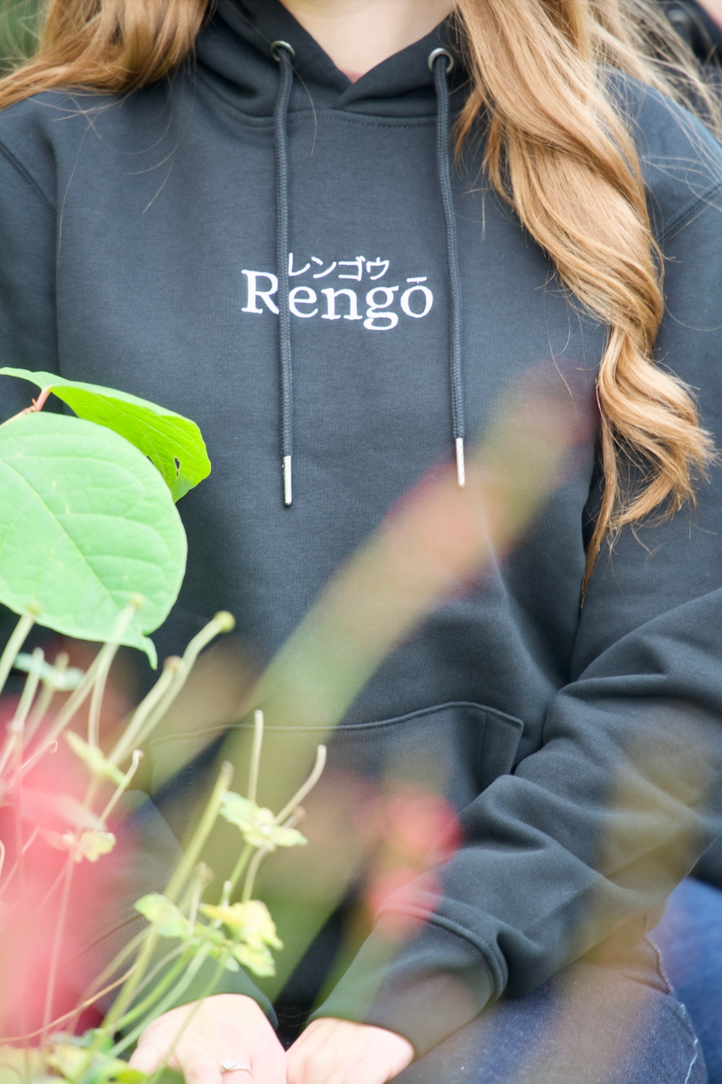 Sweat à Capuche ENSO Sang – avec initiales sur la manche