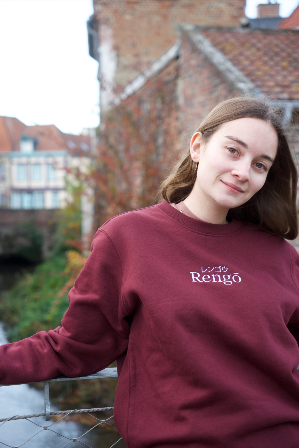 Sweatshirt ENSO Sang – avec initiales sur la manche