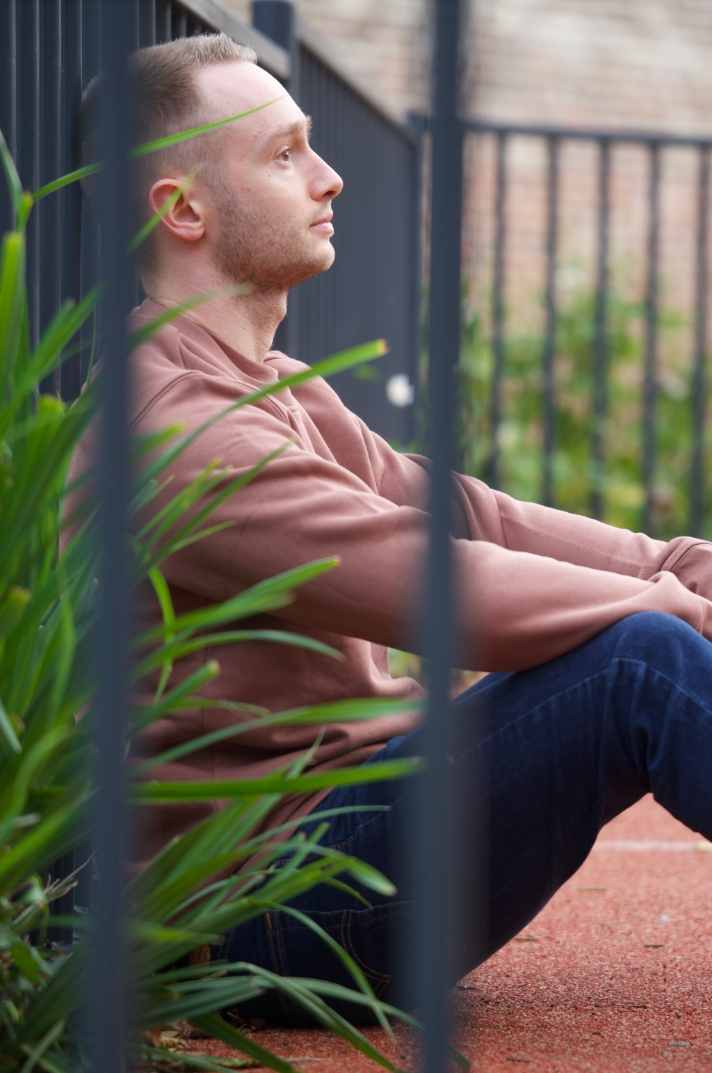 Sweatshirt ENSO Terre – avec initiales sur la manche