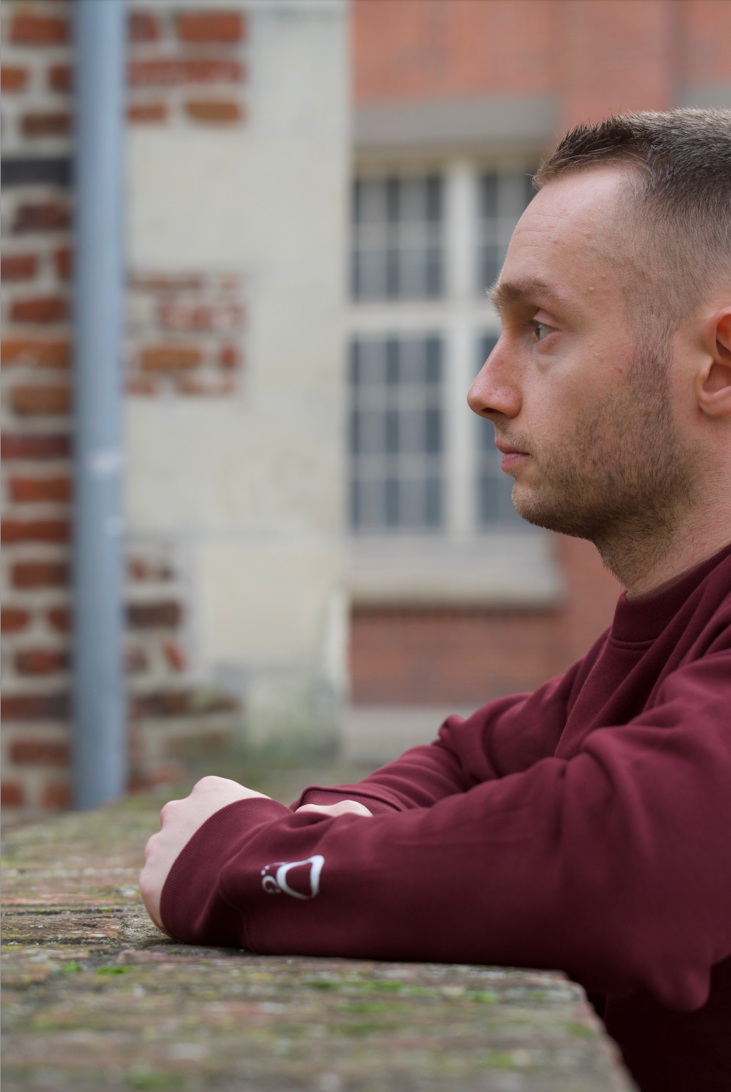 Sweatshirt ENSO Sang – avec initiales sur la manche